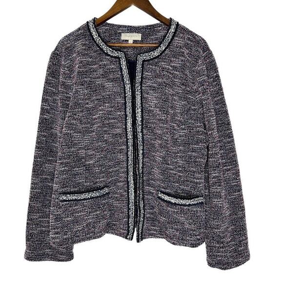 Talbots Multicolor Textured Hook Classic Grandma Sweater Size XL Women’s - Picture 1 of 11